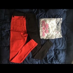 Split Color Jeans